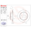 Jeu de disques de frein BREMBO COATED DISC LINE 09.8969.21