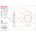 Jeu de disques de frein COATED DISC LINE