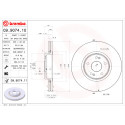 Jeu de disques de frein BREMBO 09.9074.10