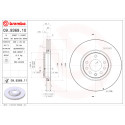 Jeu de disques de frein COATED DISC LINE