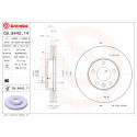 Jeu de disques de frein COATED DISC LINE
