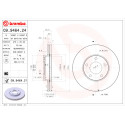 Jeu de disques de frein COATED DISC LINE