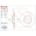 Jeu de disques de frein COATED DISC LINE