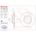 Jeu de disques de frein COATED DISC LINE
