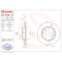 Jeu de disques de frein BREMBO 09.9726.10