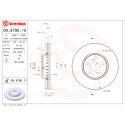Jeu de disques de frein COATED DISC LINE