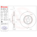 Jeu de disques de frein BREMBO 09.9818.10