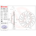 Jeu de disques de frein BREMBO 09.9825.10