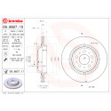 Jeu de disques de frein BREMBO 09.9827.10