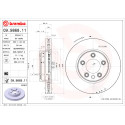 Jeu de disques de frein COATED DISC LINE