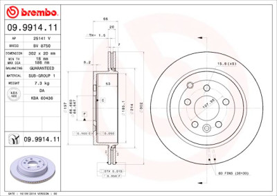 Jeu de disques de frein COATED DISC LINE
