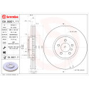 Jeu de disques de frein BREMBO COATED DISC LINE 09.9921.11