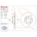 Jeu de disques de frein COATED DISC LINE