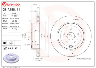 Jeu de disques de frein COATED DISC LINE
