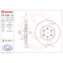 Jeu de disques de frein BREMBO 09.A302.10