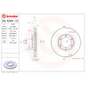 Jeu de disques de frein BREMBO 09.A304.10