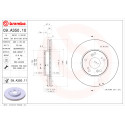 Jeu de disques de frein COATED DISC LINE
