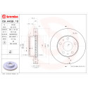 Jeu de disques de frein BREMBO 09.A458.10