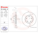Jeu de disques de frein BREMBO 09.A529.10