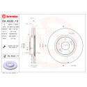 Jeu de disques de frein BREMBO COATED DISC LINE 09.A532.11