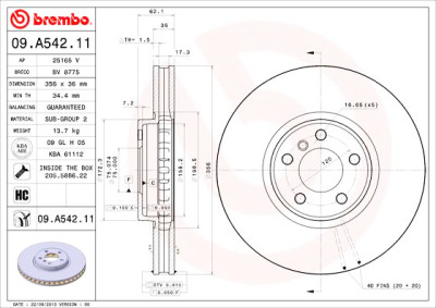 Jeu de disques de frein COATED DISC LINE