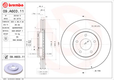 Jeu de disques de frein COATED DISC LINE