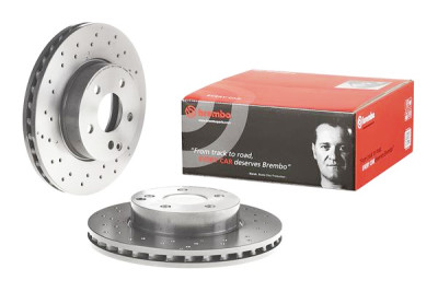 Jeu de disques de frein BREMBO COATED DISC LINE 09.A613.51