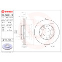 Jeu de disques de frein COATED DISC LINE