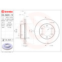 Jeu de disques de frein COATED DISC LINE