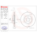 Jeu de disques de frein BREMBO 09.A716.20