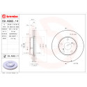 Jeu de disques de frein COATED DISC LINE