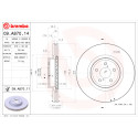 Jeu de disques de frein COATED DISC LINE
