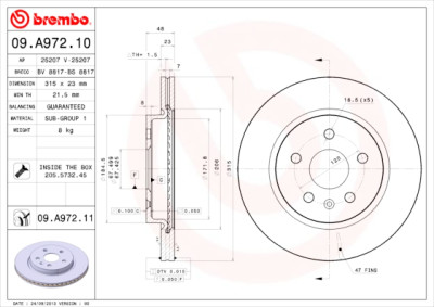 Jeu de disques de frein COATED DISC LINE