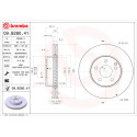 Jeu de disques de frein BREMBO 09.B280.41