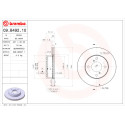 Jeu de disques de frein BREMBO 09.B492.10