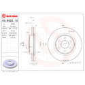 Jeu de disques de frein BREMBO 09.B625.10