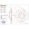 Jeu de disques de frein COATED DISC LINE