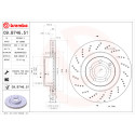 Jeu de disques de frein COATED DISC LINE
