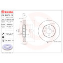 Jeu de disques de frein COATED DISC LINE