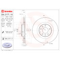 Jeu de disques de frein BREMBO 09.C177.11