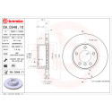 Jeu de disques de frein BREMBO 09.C649.11