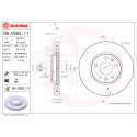 Jeu de disques de frein BREMBO 09.C655.11