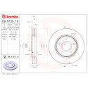 Jeu de disques de frein BREMBO 09.N125.10