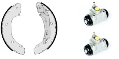 KIT STANDARD BREMBO H 23 057 jeu de mâchoires de frein