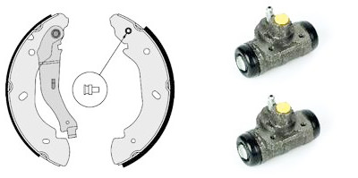 KIT STANDARD BREMBO H 24 068 jeu de mâchoires de frein