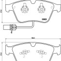 Jeu de 4 plaquettes de frein BREMBO P 05 003