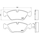 Jeu de 4 plaquettes de frein BREMBO P 06 008