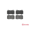 Jeu de 4 plaquettes de frein BREMBO P 06 018