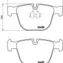Jeu de 4 plaquettes de frein BREMBO P 06 050
