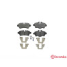 Jeu de 4 plaquettes de frein BREMBO P 06 052